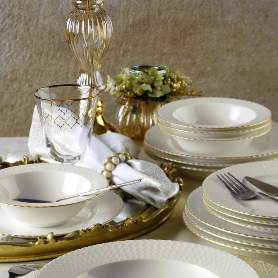 Set enësh për darkë (24 copë), Hermia, BNIRN24Y2520