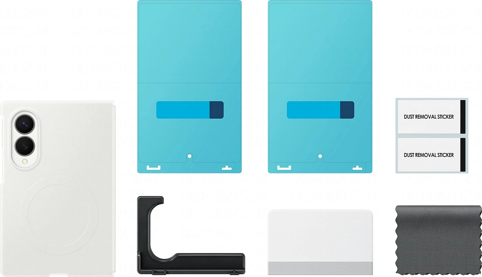 Mbështjellës Samsung Silicone Magnet Case për Galaxy Fold8, i bardhë 4