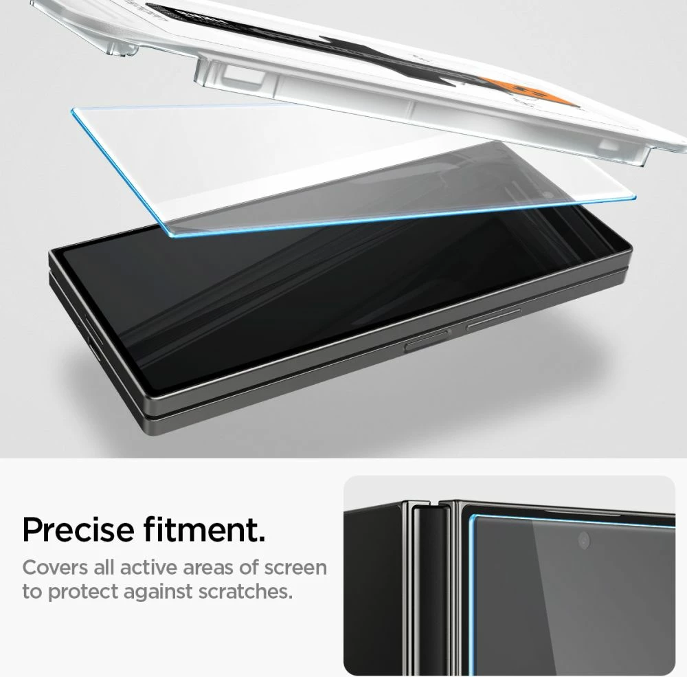 Xham i temperuar Spigen Glas.tR EZ Fit për Samsung Galaxy Z Fold 6, 2 copë