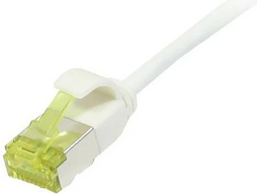 Kabllo rrjeti Synergy21 RJ45 CAT6A 10m, slim 3.8mm, e bardhë