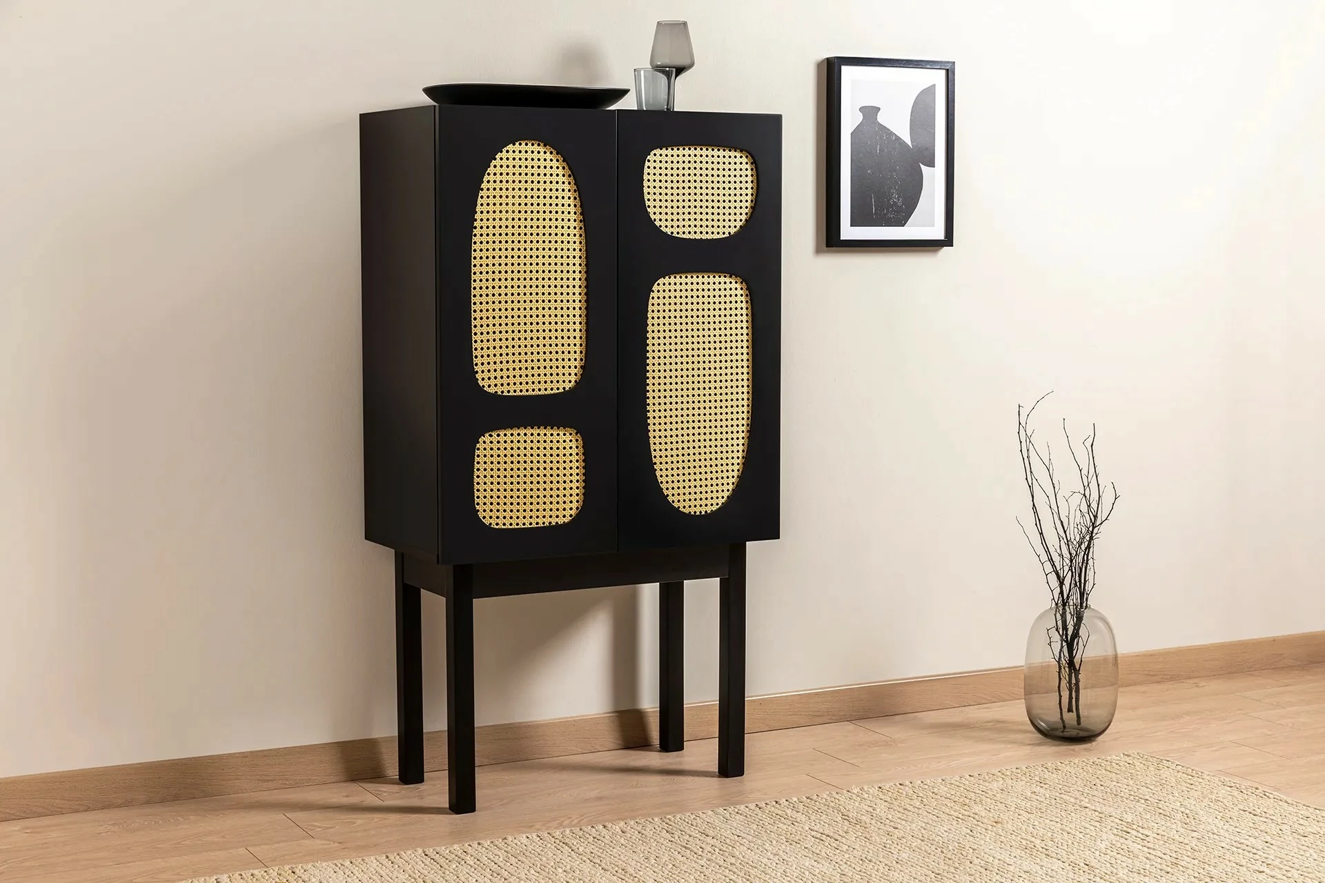 Konsol Simona 135, ngjyrë e zezë