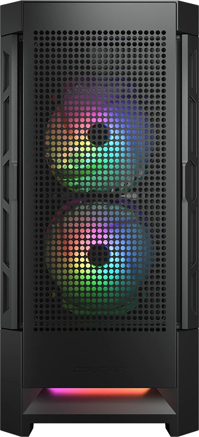 Kasë COUGAR AIRFACE RGB Mid Tower ATX, e zezë