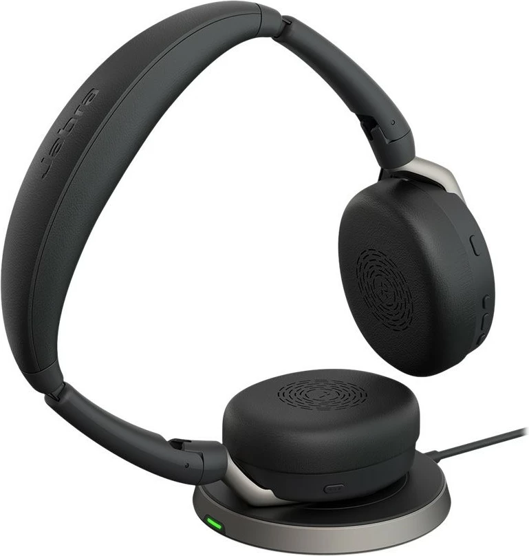 Smartwatch Jabra Evolve2 65 Flex, Link380a UC Stereo, Wireless Charging, Wired & Wireless, 20 - 20000 Hz, 136 g, Headset, Black