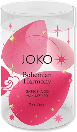 Sfungjer për grim Joko Bohemian Harmony për femra, 3 copë