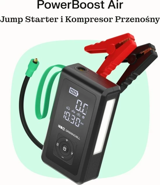 Power bank Green Cell CJSGC03, 8000 mAh, E zezë, Jeshile e çelët