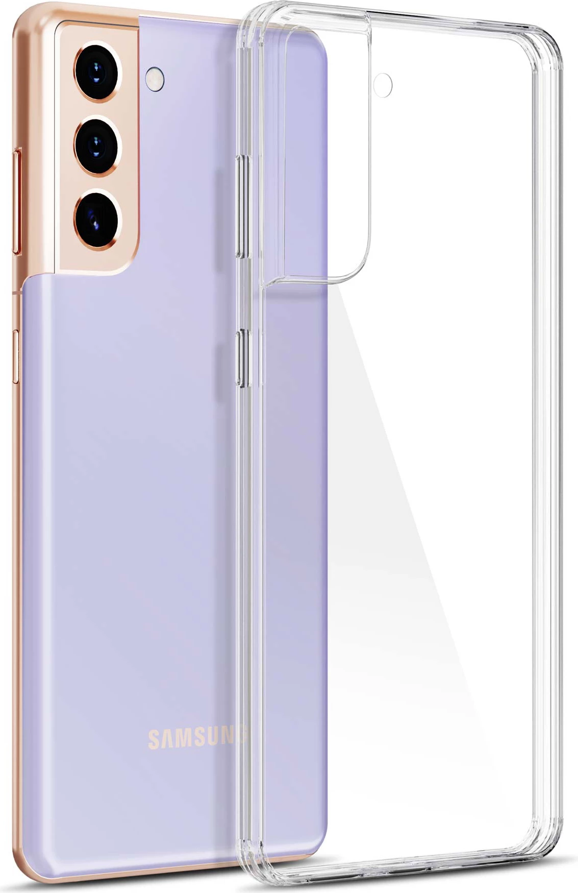 Mbështjellës 3mk Clear Case për Samsung Galaxy S21 5G, Transparent