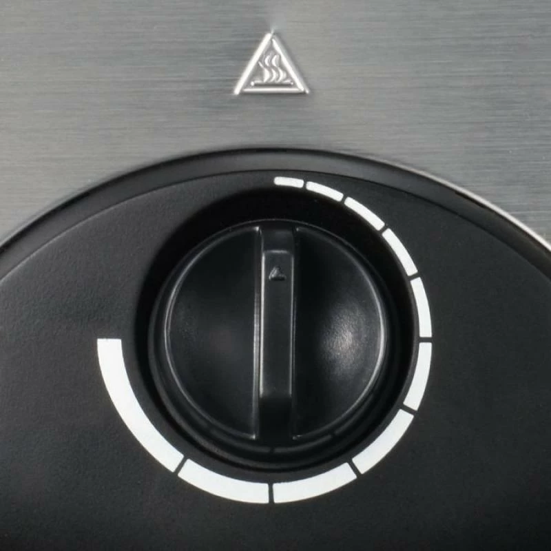 Pjekëse vaflash Severin WA 2103, çelik inox, termostat i rregullueshëm, tregues me drita, e zezë