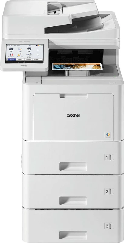 Printer multifunksional laser Brother MFC-L9670CDN TT, A4, me ngjyra, duplex, Ethernet/NFC, i bardhë