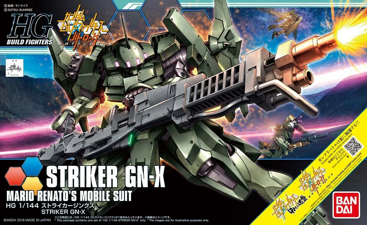 Model ndërtimi STRIKER GN-X Bandai HGBF 1/144, GUN60950