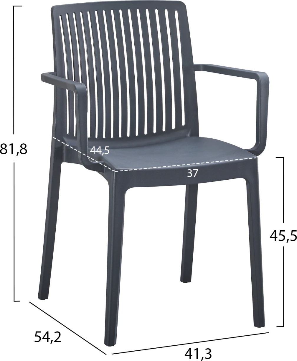 Karrige polipropileni IDA FH6127.03 gri 41,3x54,2x81,8Hcm
