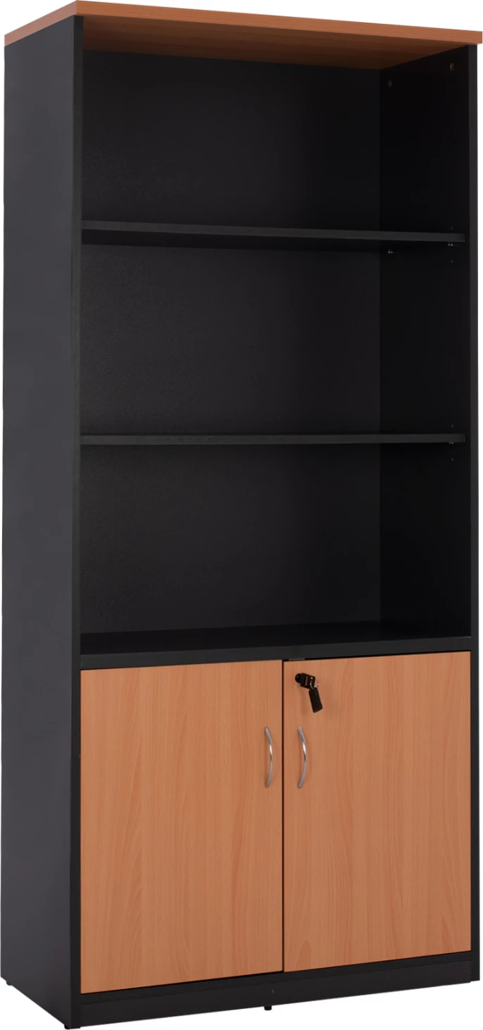 Raft profesional për zyre, ngjyrë lisi, FH2014.01, me 2 dyer, 80Χ40Χ180