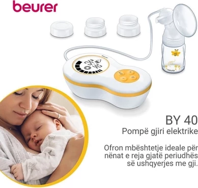 Pompë gjiri Beurer BY 40, e bardhë/verdhë