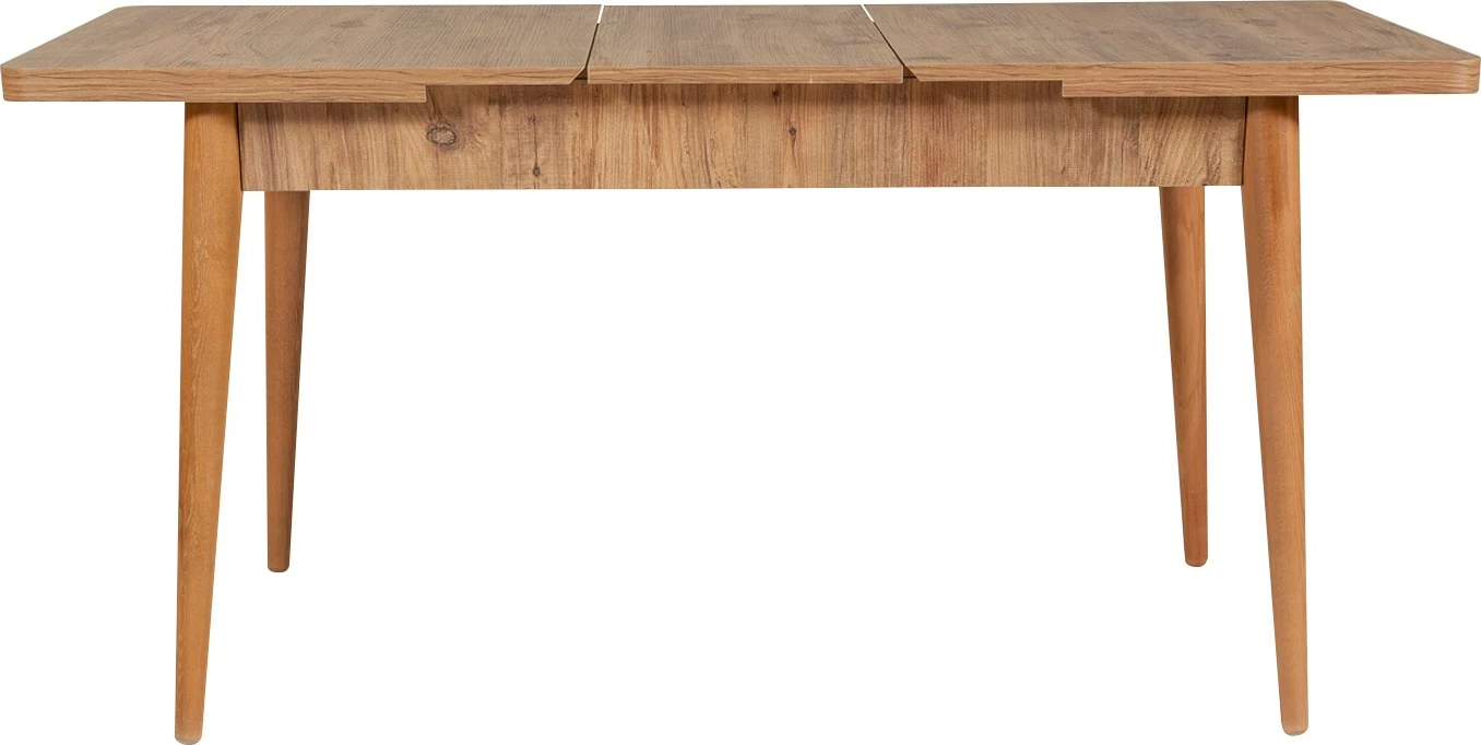 Set tavoline me karrige, e zgjatshme, 5 pjesë, Hanah Home, Vina 1048 - 4 - Atlantic, ngjyrë druri dhe blu e errët