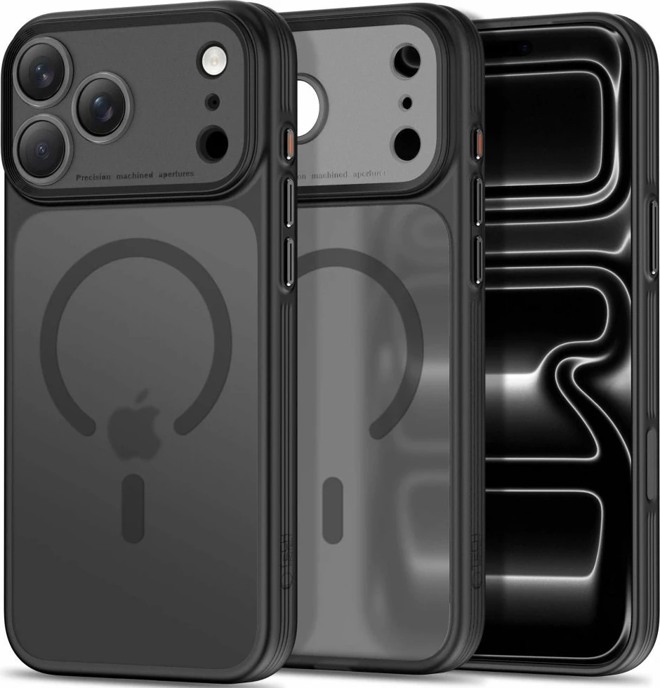 Mbështjellës Tech-Protect MagPrime MagSafe CC për iPhone 18 Pro Max / 17 Pro Max, MagSafe, Camera Cover, 1 copë, e zezë matte
