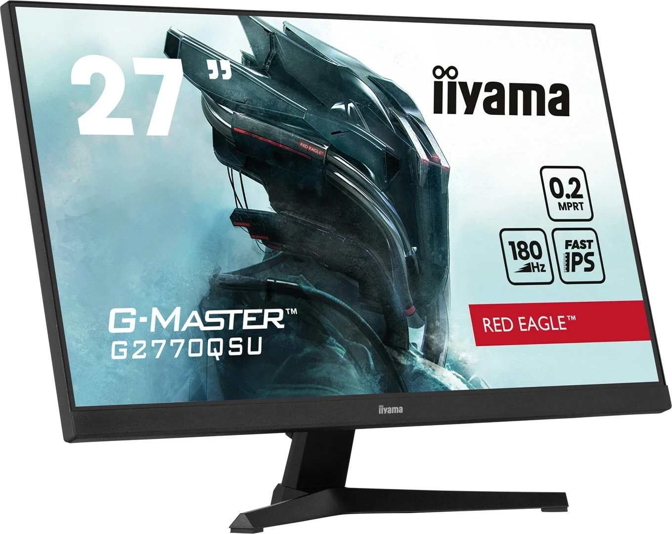Monitor IIYAMA G-MASTER G2770QSU-B6, 27", 2560 x 1440, LED, i zi