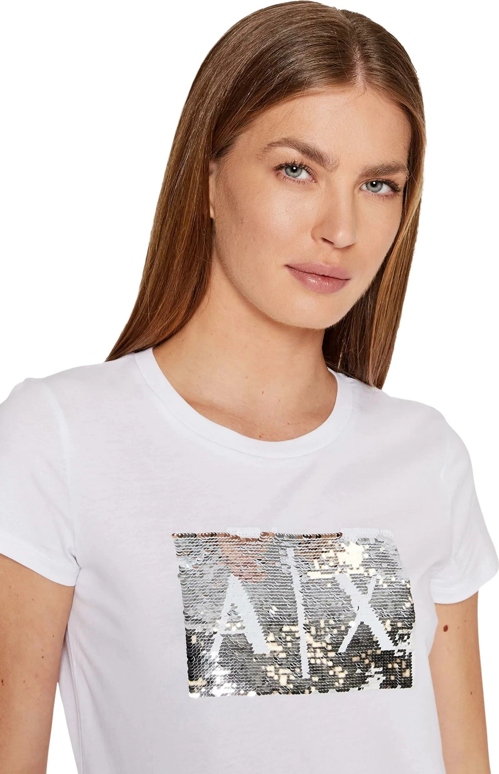Maicë për femra Armani Exchange 8NYTDL YJ73Z, e bardhë [Madhësia: XS]