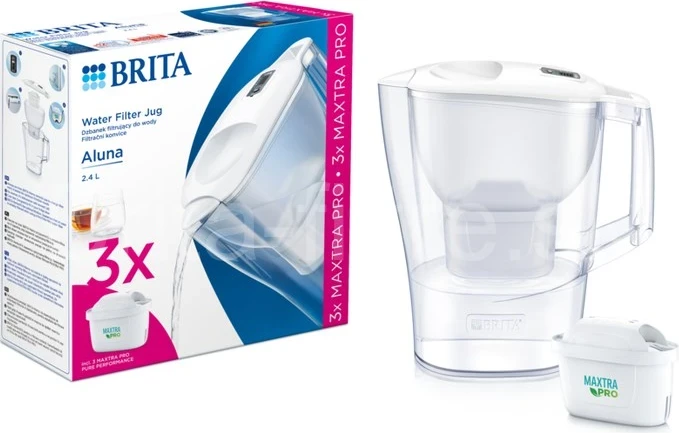 Filtru uji Brita 1052801, 2.4 L, Bardhë