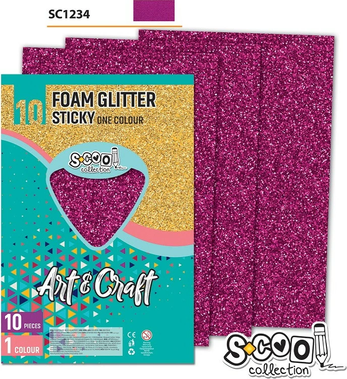 Osh Leter Dekoruese Sticky Me Xixa E Pembe E Mbyllet 20X30Cm 1/10 Sc1234