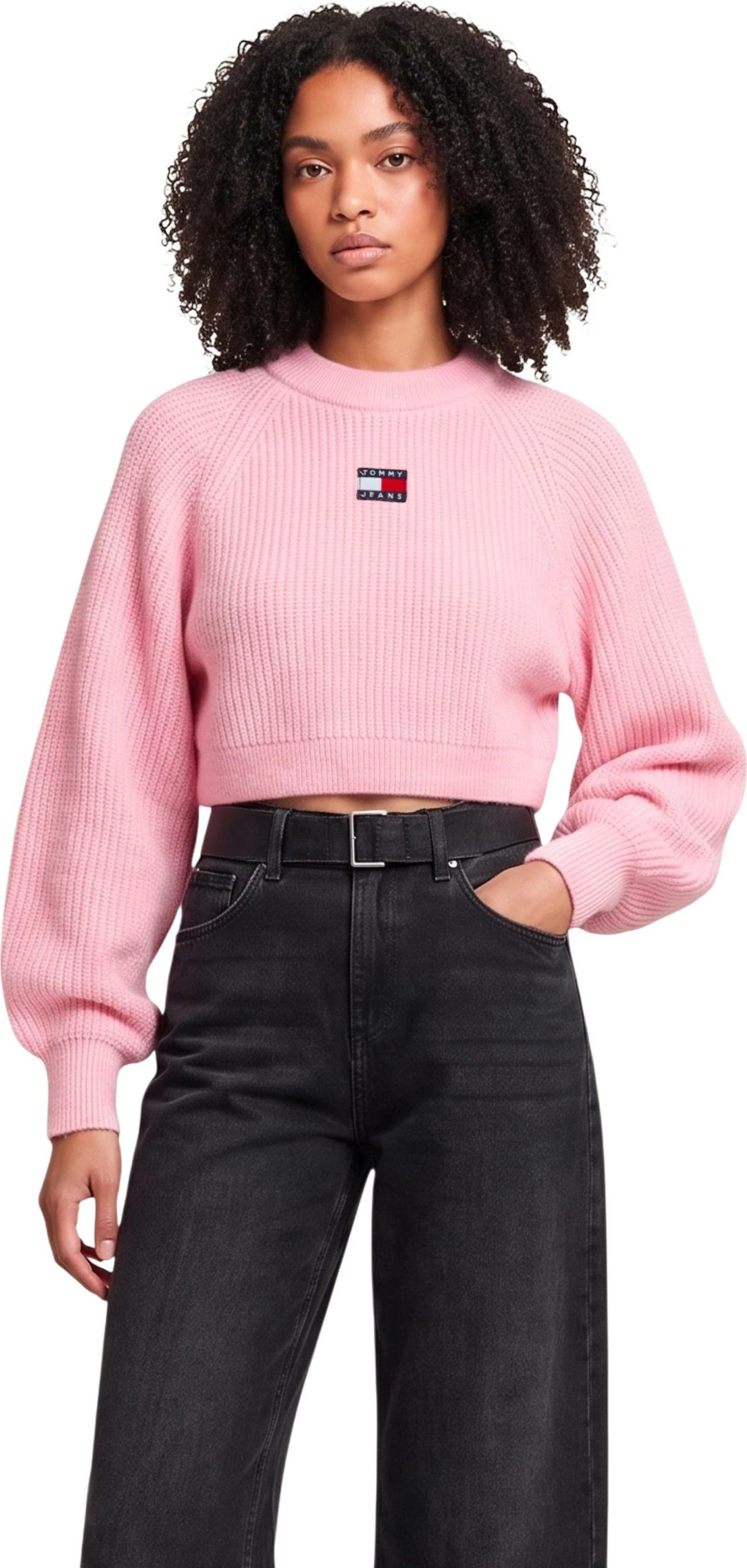 Xhemper për femra Tommy Hilfiger Jeans DW0DW22024, rozë