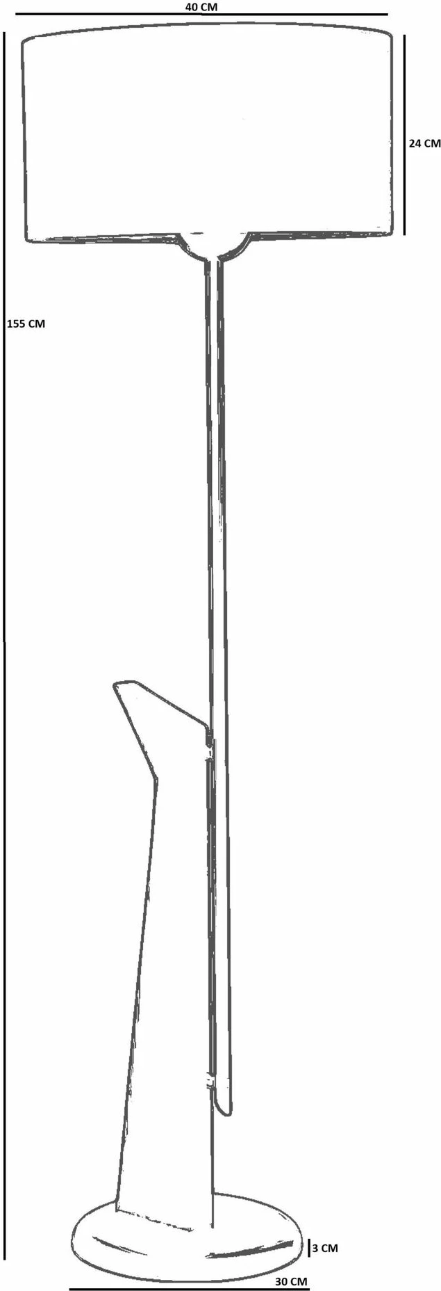 Llambë dyshemeje Opviq, 8956-6, ngjyrë bezhë, e zezë, arre