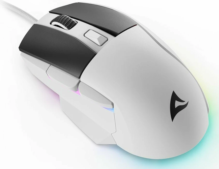 Maus Sharkoon SGM35, 6400 DPI, e bardhë