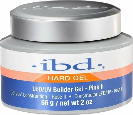 Xhel ndërtues për thonj IBD Hard Builder Gel LED/UV Pink II 56g