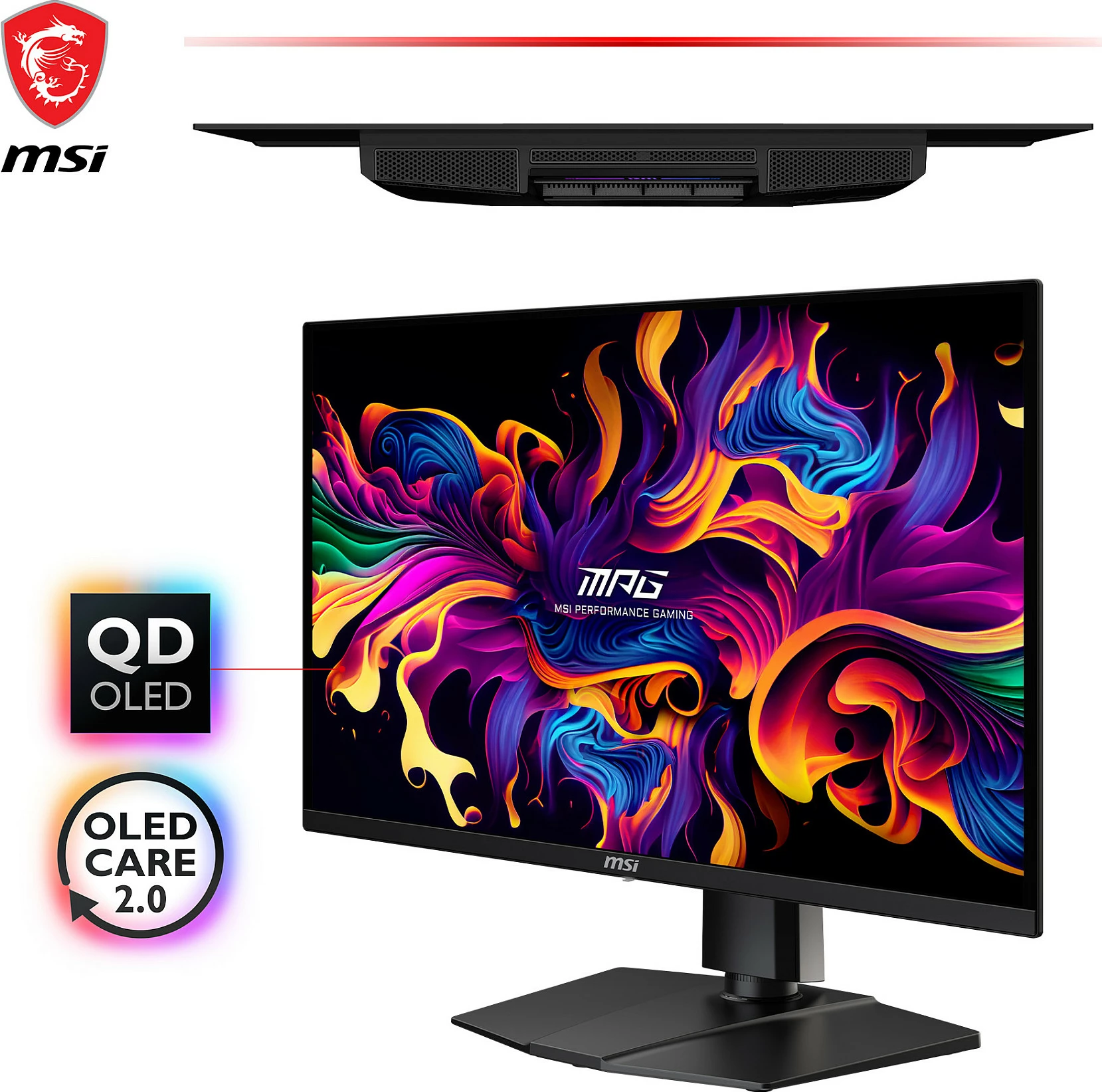 Monitor MSI MPG 321URXDE, 31.5", 4K UHD, QD-OLED, 240Hz, USB-C, i zi