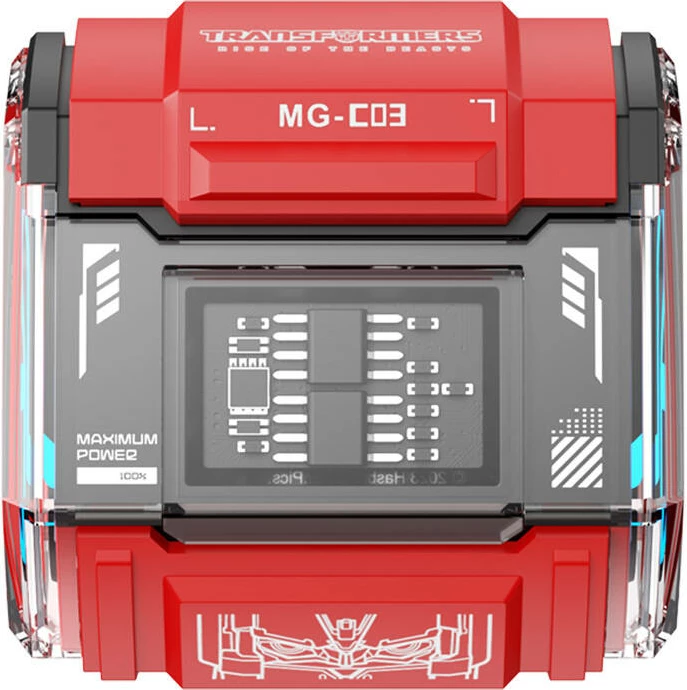 Kufje TWS Transformers MG-C03, Bluetooth 5.3, mikrofon, të kuqe