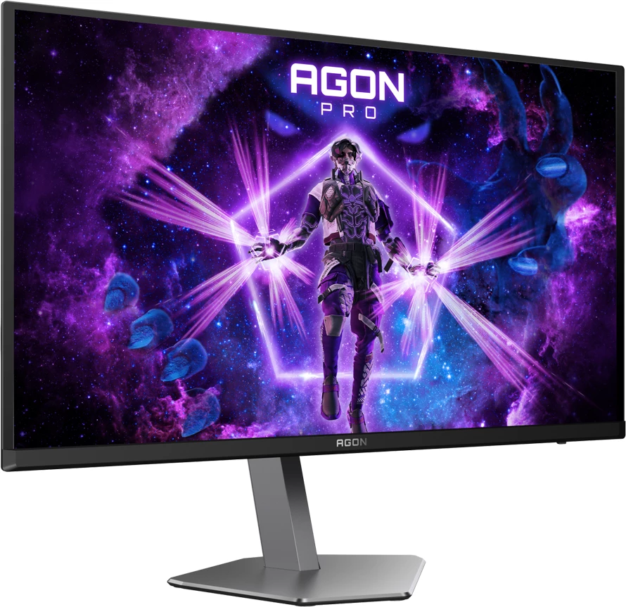 Monitor gaming AOC AGON PRO AG276QZD2 26.7" QHD QD-OLED 240Hz 0.03ms Adaptive Sync, gri e errët