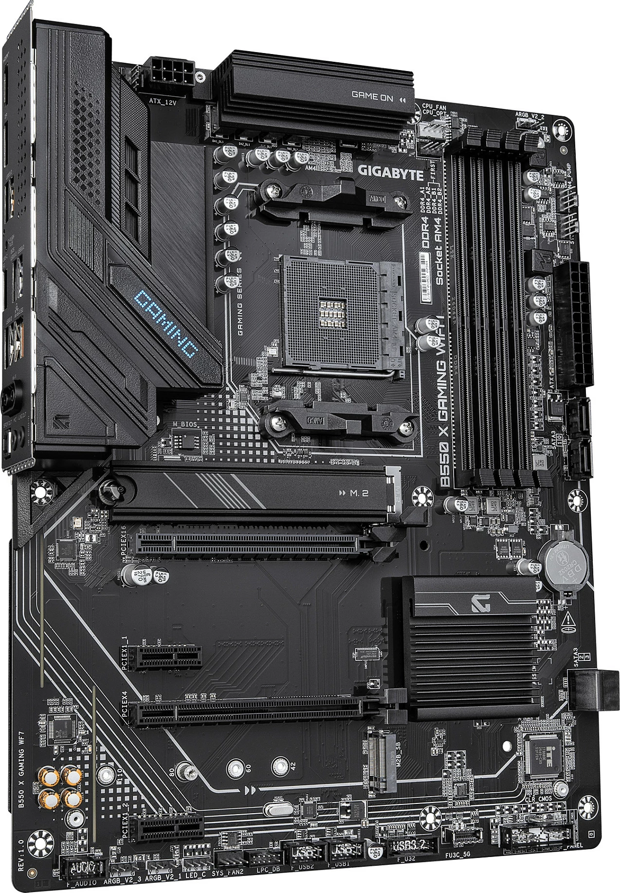 Pllakë amë Gigabyte B550 X Gaming WiFi7, Socket AM4, 4xDDR4, HDMI, 2xM.2, e zezë