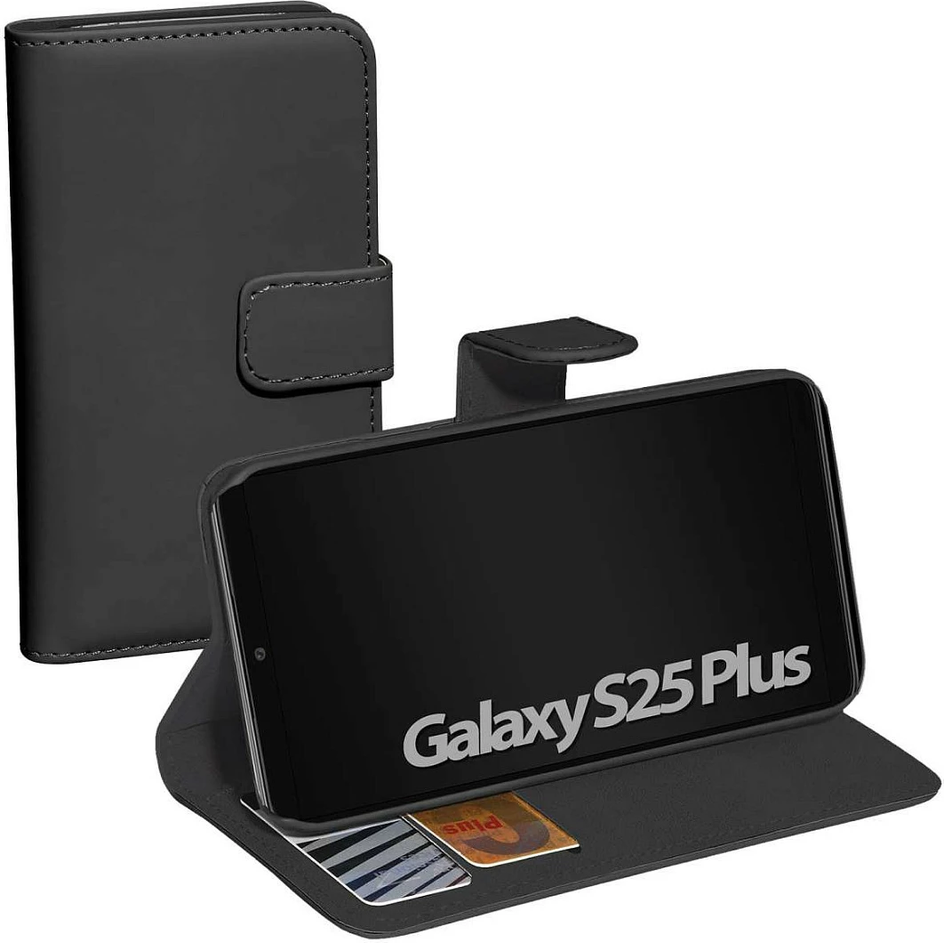 Mbështjellës PEDEA 111600005, flip, për Samsung Galaxy S25 5G 6.7", i zi