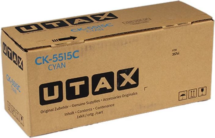 Toner, Utax, CK-5515C (1T02ZLCUT0), rendiment 9000 faqe, cyan