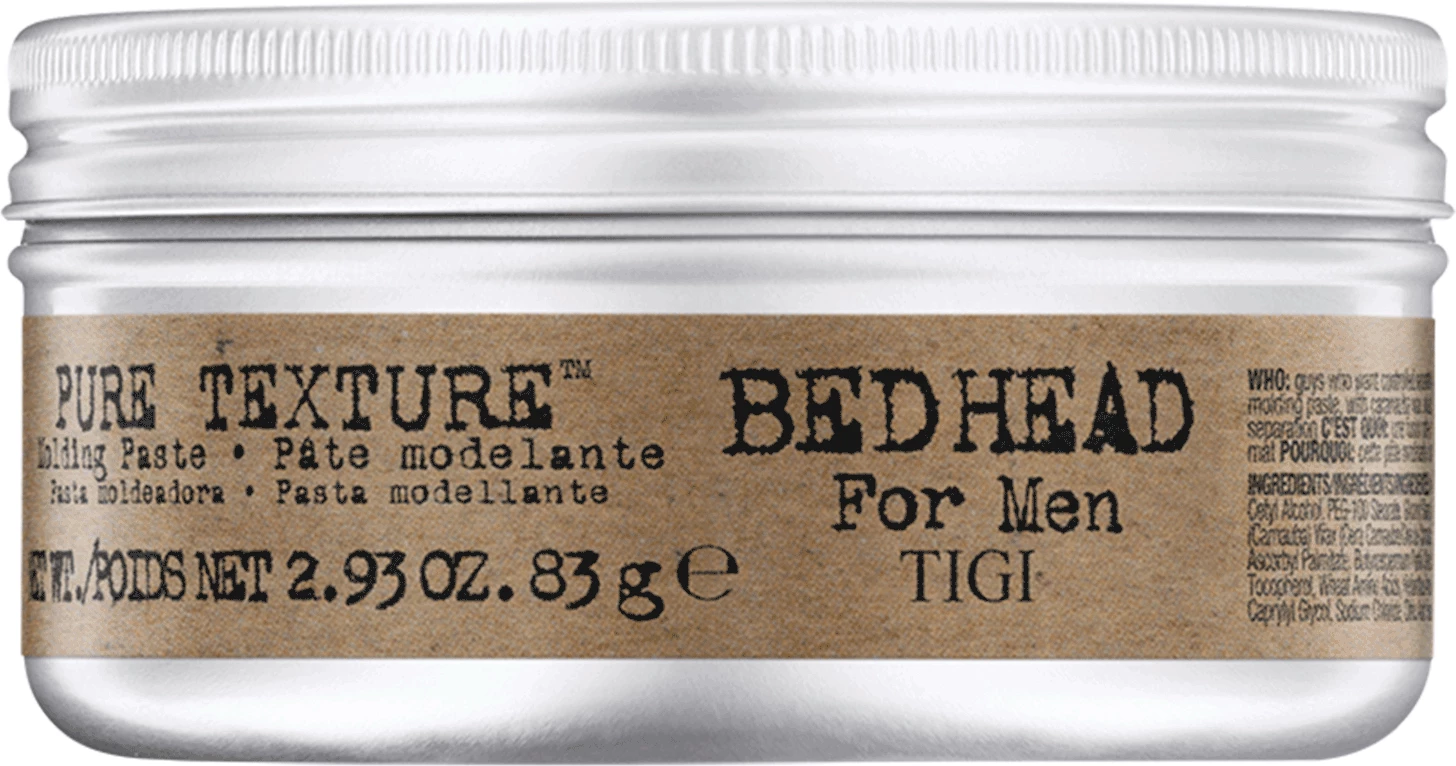 Pastë për stilim flokësh Tigi Bed Head For Men Pure Texture Molding Paste për meshkuj 83g