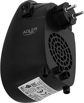 Ngrohës portativ, Adler, AD 7726 Thermofan Easy Heater, 1500W, timer 1-12h, kontroll temperature 15-35°C, element qeramik, i zi
