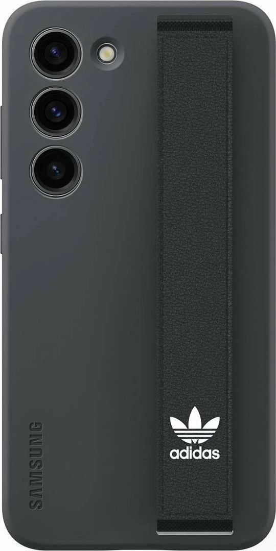 Rrip për Mbështjellës Samsung Adidas Originals Grip Case GP-TOS911TLBBW, për Galaxy S23/S23+/S23 Ultra, silikon/elastik, i zi