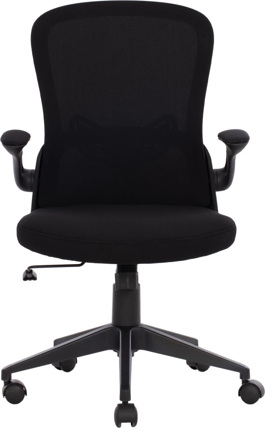 Karrige zyre FH1178.01, pëlhurë rrjetë e zezë, kornizë e zezë, 60x56x105