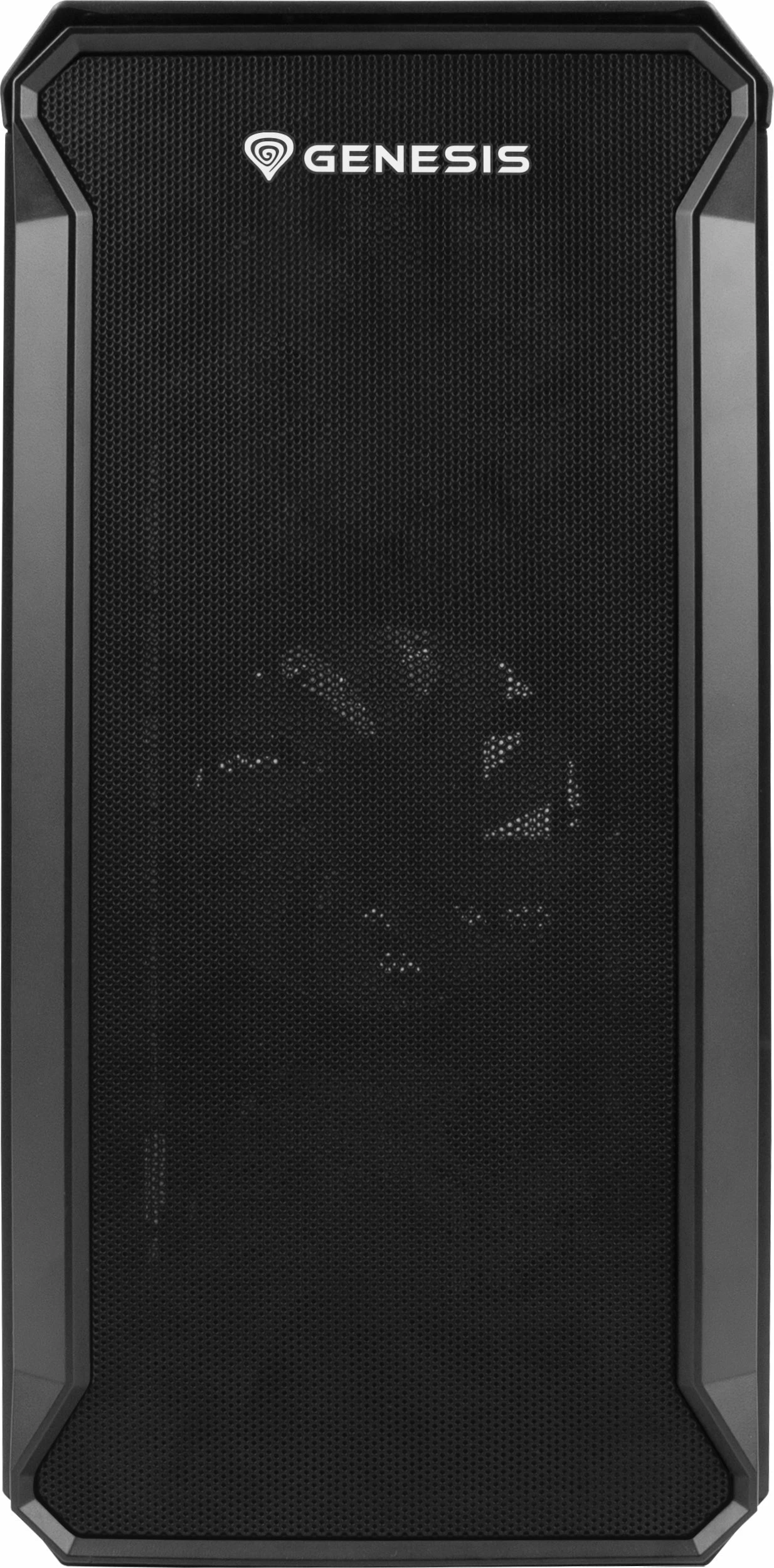Kasë GENESIS Irid 503 V2 NPC-1558 Mini Tower, Micro-ATX/Mini-ITX, tempered glass, USB 3.0, e zezë