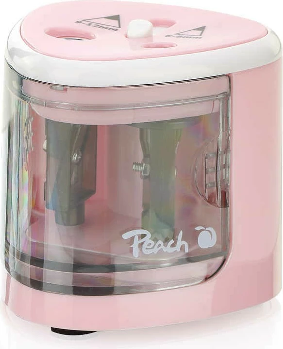 Mprehës elektrik Peach PO102, me bateri, rozë/bardhë