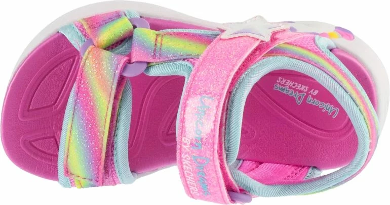 Sandale fëmijësh Skechers, rozë