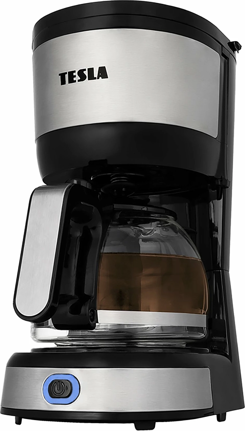 Aparat kafeje me pika Tesla CoffeeMaster ES200 0.63 L 600 W, argjend/zi