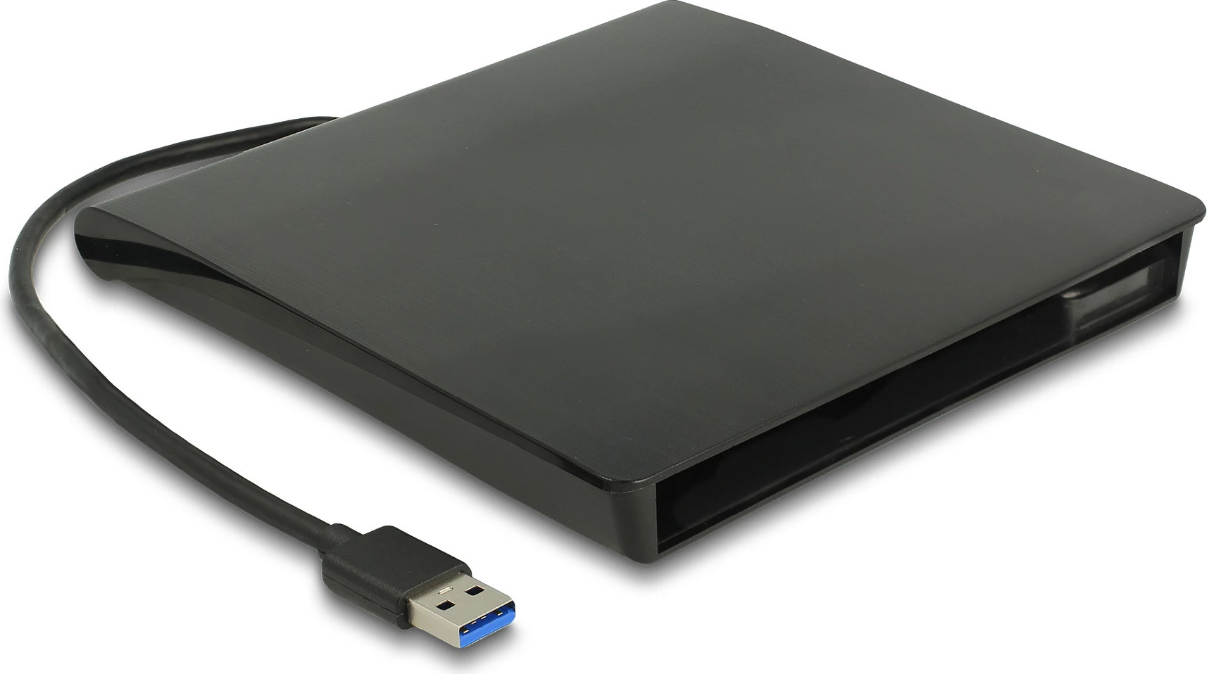 Kasë eksternale DeLOCK për DVD/Blu-ray Slim SATA 12.7mm, USB 3.0 Type-A, e zezë