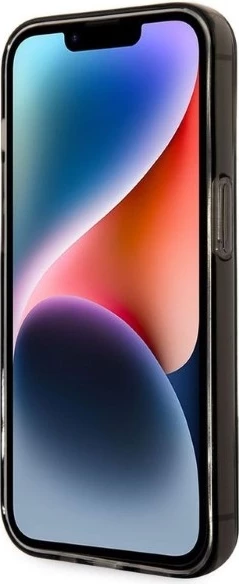 Mbështjellës Karl Lagerfeld Ikonik Karl për iPhone 14 Pro Max, i zi