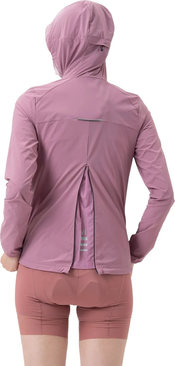 Xhaketë çiklizmi për femra Rockbros YPW079 TVI, size M, me kapuç, rozë