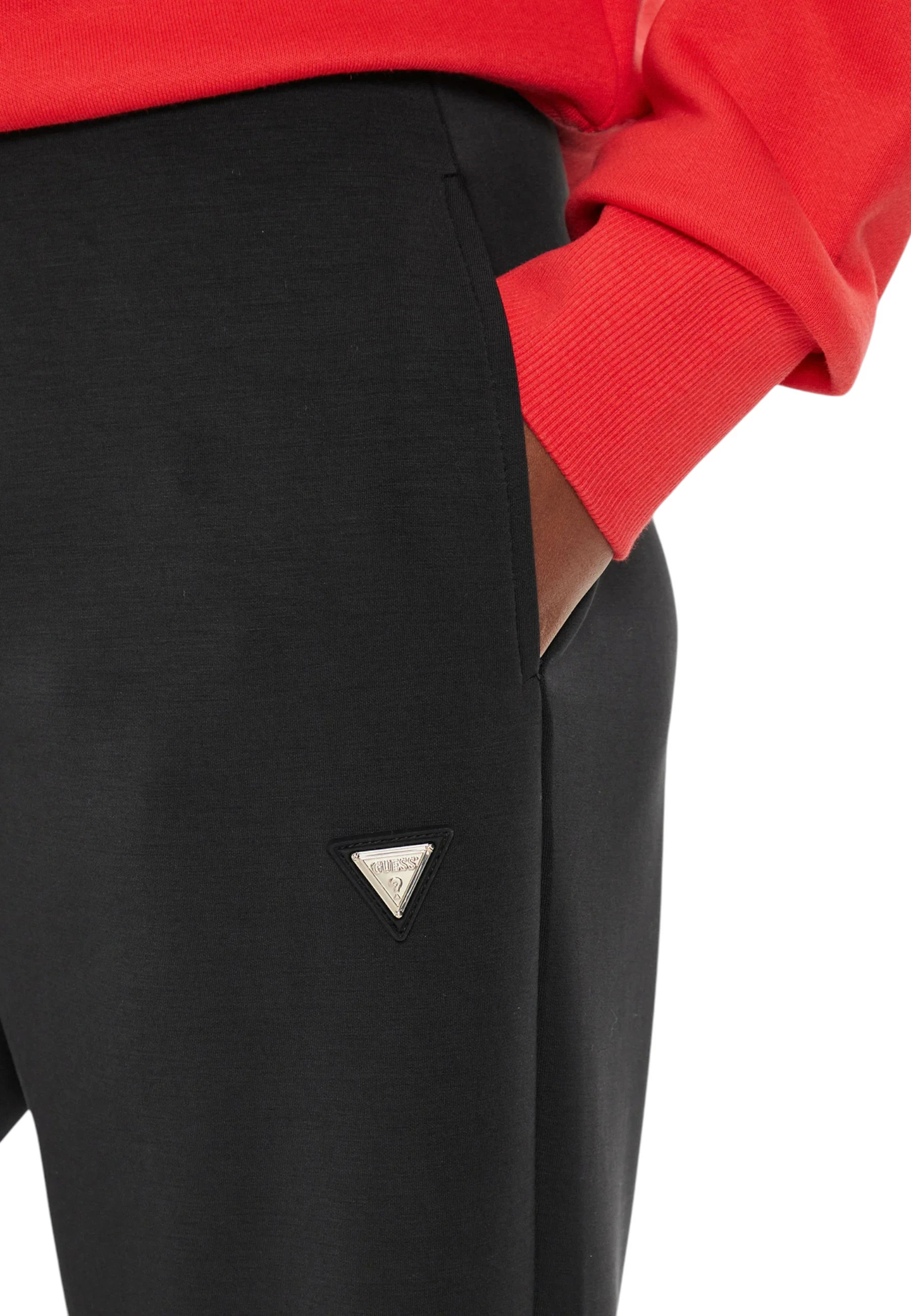 Pantallona sportive për femra Guess Active Olympe V4YB08 KCAY2, të zeza [Madhësia: XL]