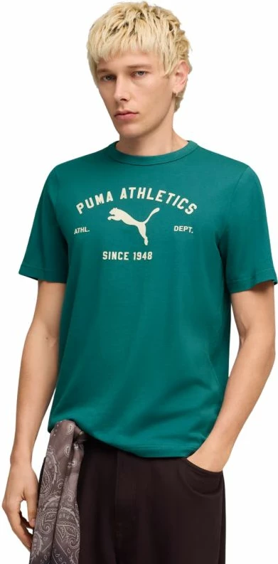 Maicë meshkuj Puma Class Graphic Tee 692226 41, e gjelbër