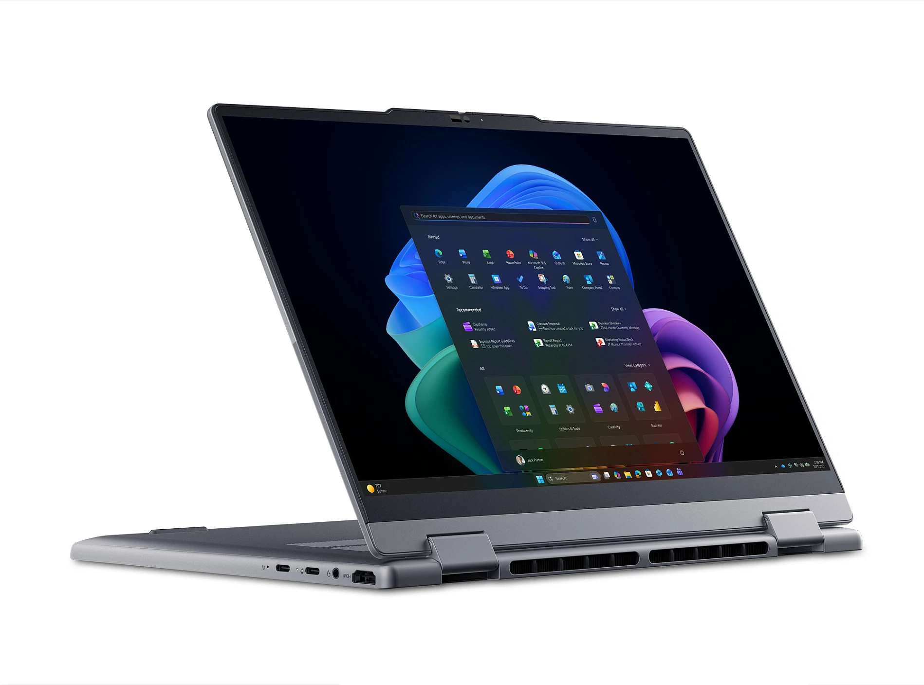Laptop 2-në-1 Lenovo ThinkBook 14 2-in-1 G6 IPL, Core Ultra 5, 32GB RAM, 512GB SSD, 14" WUXGA, Windows 11 Pro, Luna Grey