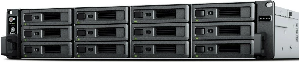 NAS server Synology RS2423+, 12xHDD, 8 GB RAM, Rack 2U, i zi
