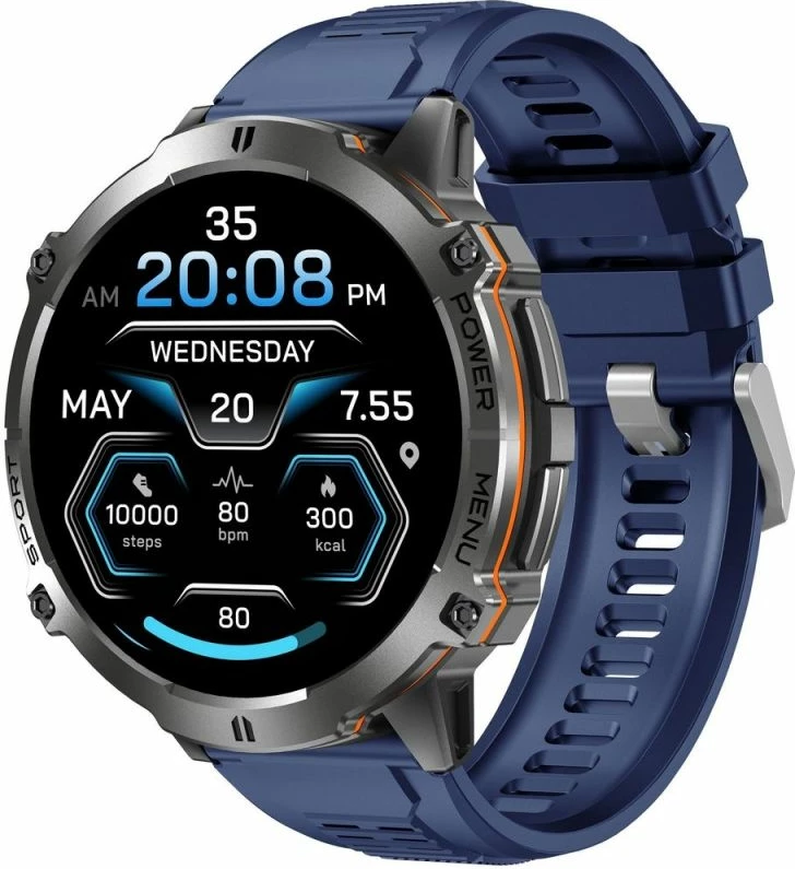 Smartwatch Gravity GT42-2, rrip i zi + byzylyk