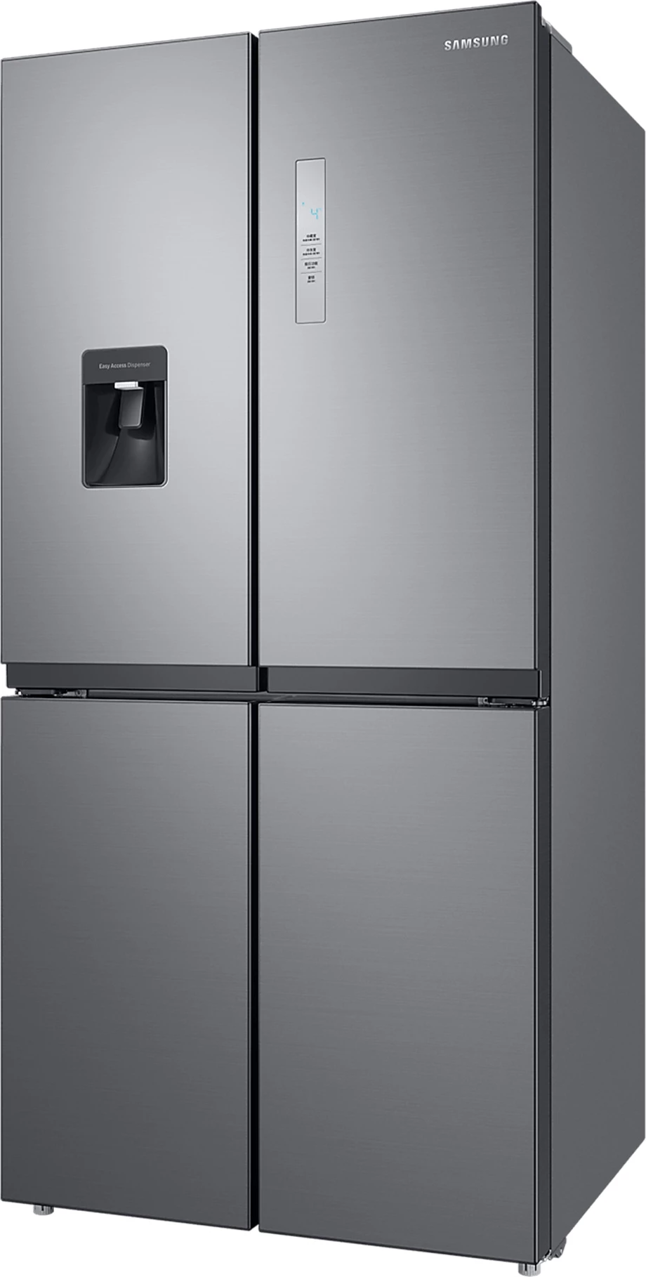 Frigorifer Samsung RF48A401EM9 Twin Cooling Plus, dispenser uji pa lidhje, Argjend