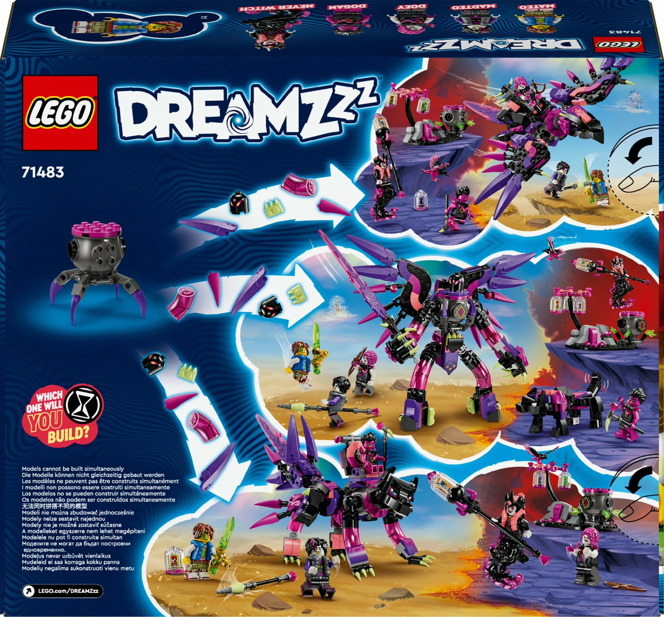 Set ndërtimi LEGO DREAMZzz 71483, 457 pjesë, shumëngjyrësh